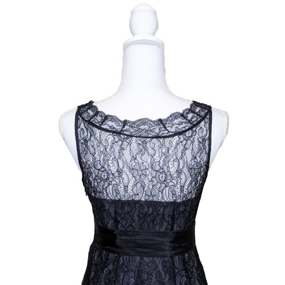 Anthropologie MOULINETTE SOEURS Shadow Canopy Black Lace Dress - Picture 6 of 9